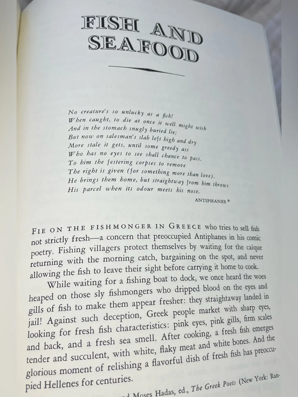 1975 The Food of Greece by Vilma Liacouras Chantile, First Ed. Greek Cookbook